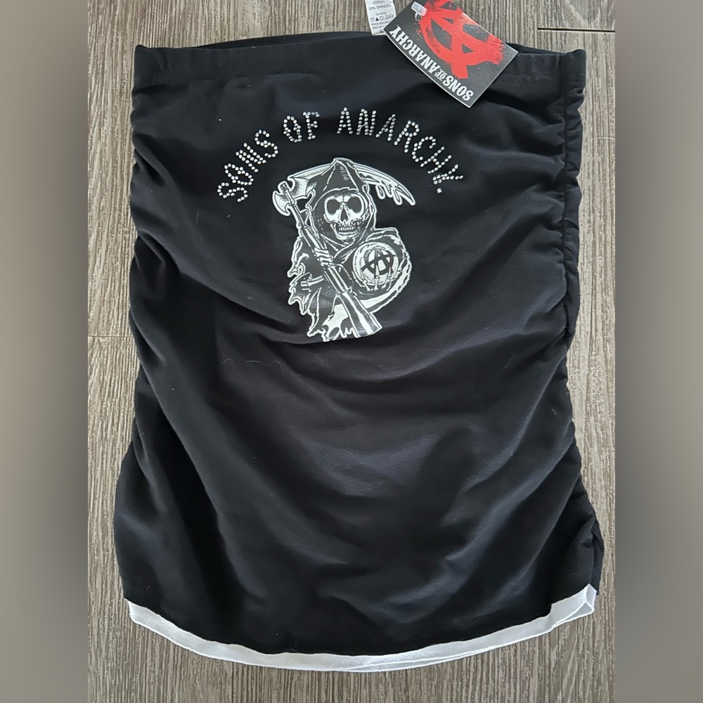 Sons of Anarchy Black Tube Top small